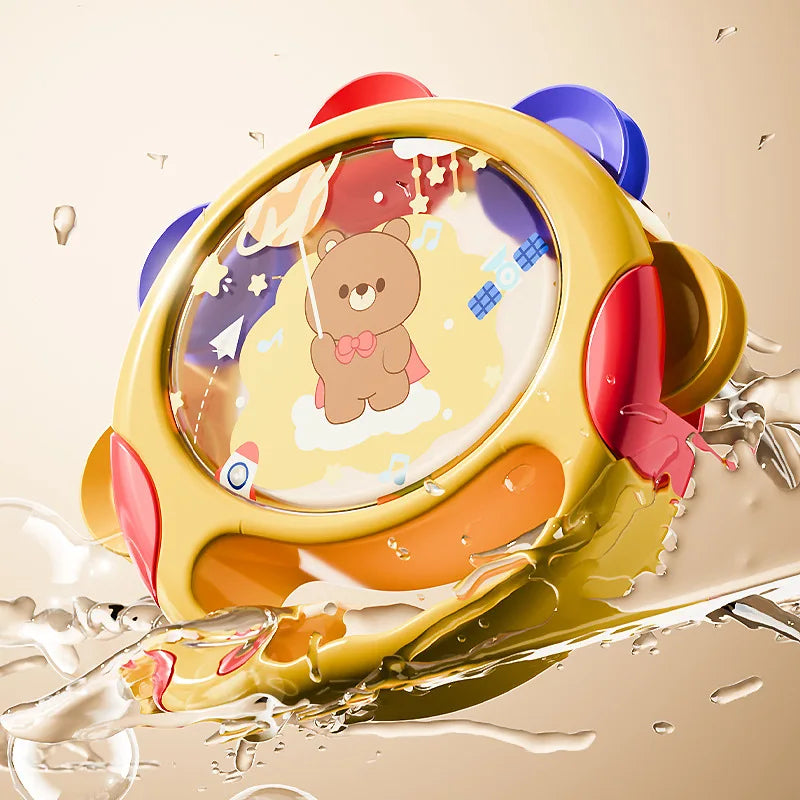 Baby Toys, Hand-Held Drums, Percussion Instruments, Baby Hand-Held Tambourines