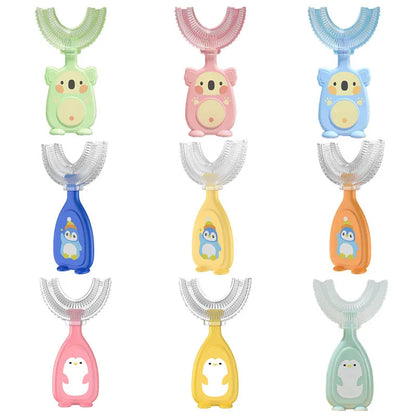 Baby Toothbrush Children'S Teeth Oral Care Cleaning Brush Soft Silicone Teethers Baby Toothbrush New Born Baby Items 2-12Y