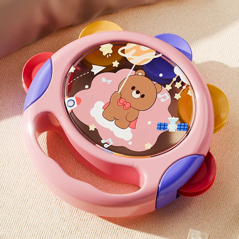 Baby Toys, Hand-Held Drums, Percussion Instruments, Baby Hand-Held Tambourines