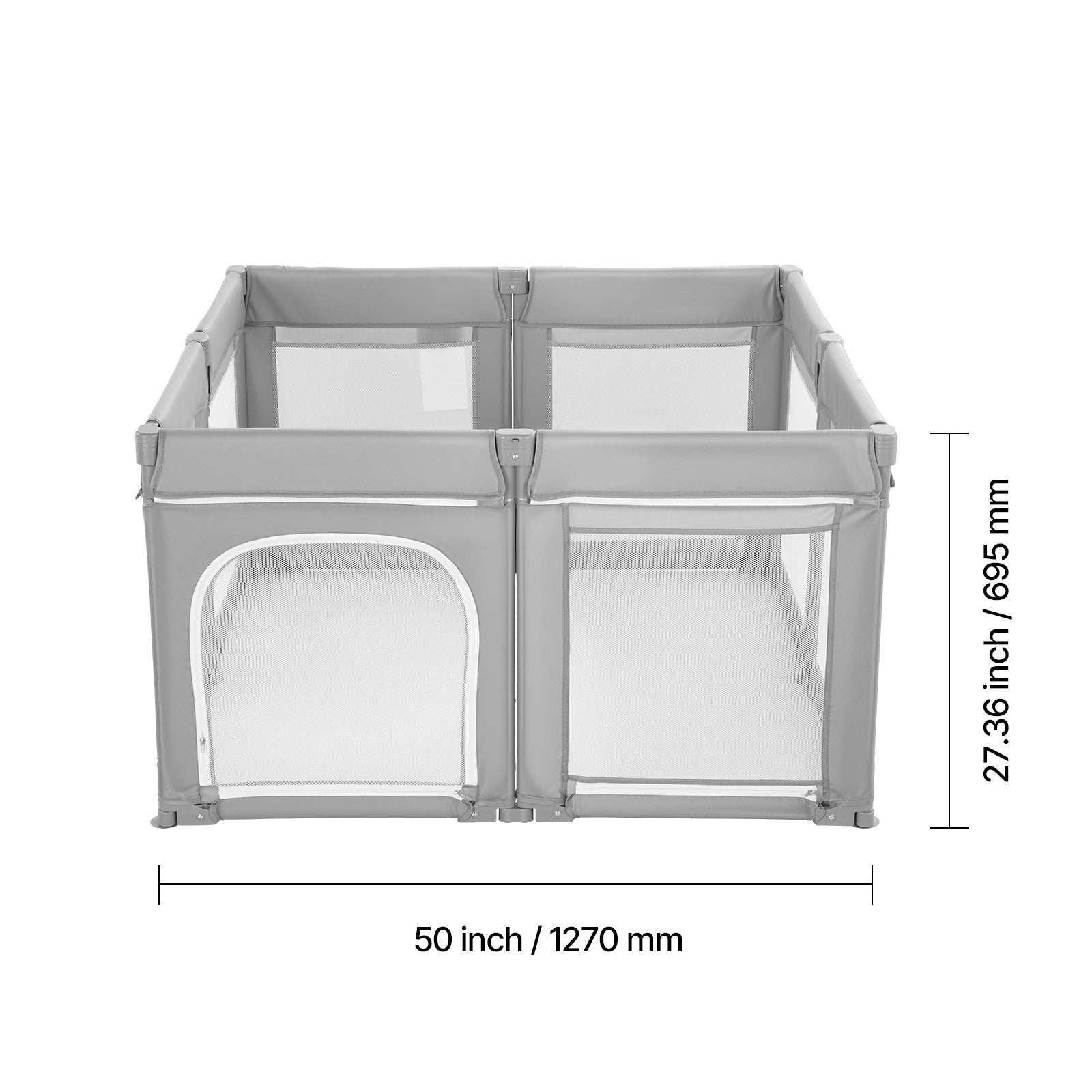 Uimoso Baby Playpen and Safety Gate, 120x120 cm