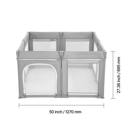 Uimoso Baby Playpen and Safety Gate, 120x120 cm