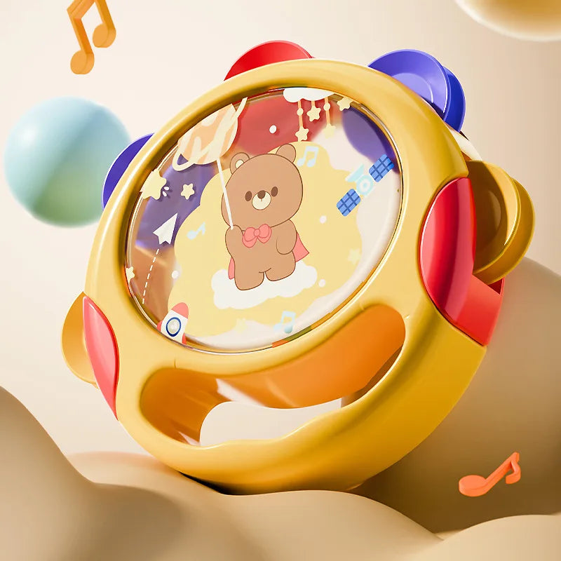 Baby Toys, Hand-Held Drums, Percussion Instruments, Baby Hand-Held Tambourines