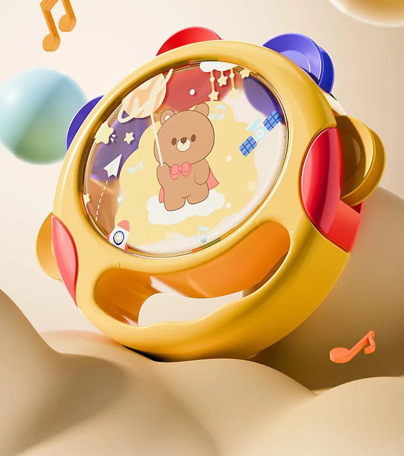 Baby Toys, Hand-Held Drums, Percussion Instruments, Baby Hand-Held Tambourines