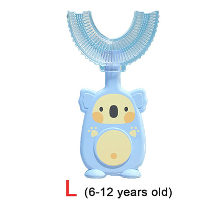 Baby Toothbrush Children'S Teeth Oral Care Cleaning Brush Soft Silicone Teethers Baby Toothbrush New Born Baby Items 2-12Y