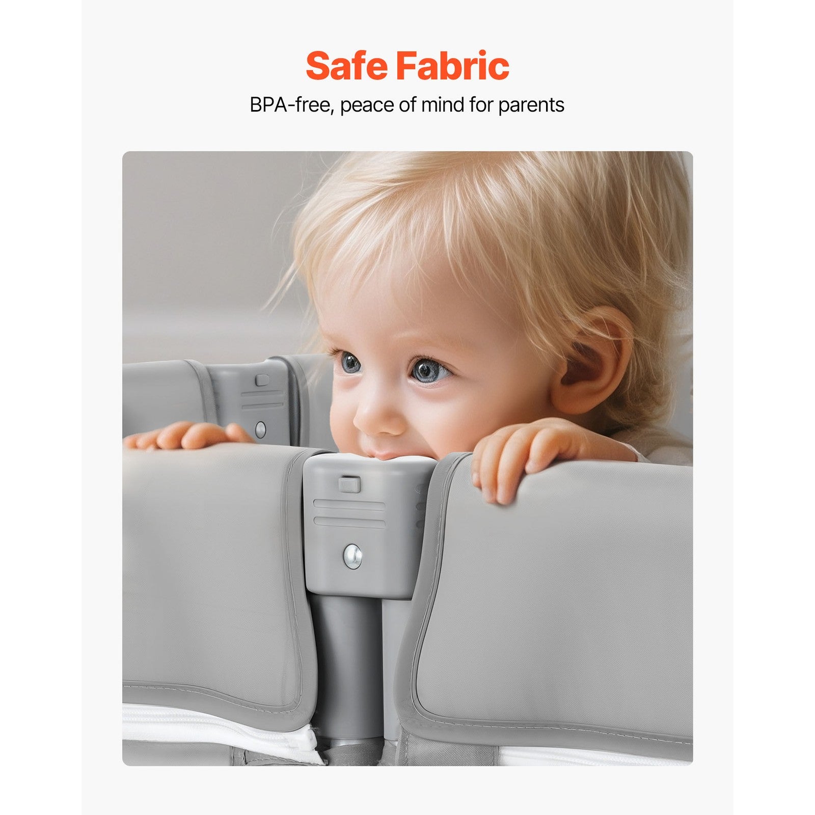 Uimoso Baby Playpen and Safety Gate, 120x120 cm