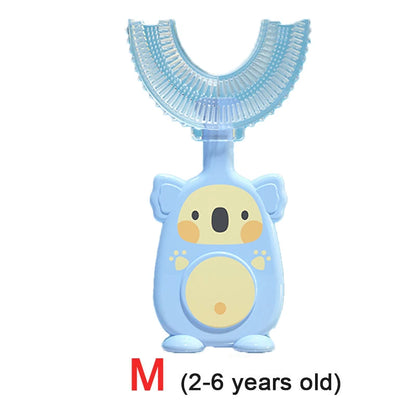 Baby Toothbrush Children'S Teeth Oral Care Cleaning Brush Soft Silicone Teethers Baby Toothbrush New Born Baby Items 2-12Y