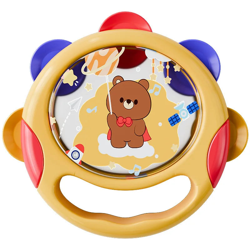 Baby Toys, Hand-Held Drums, Percussion Instruments, Baby Hand-Held Tambourines